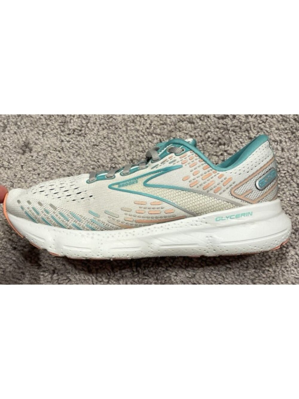 Brooks Glycerin 20 Gray Green 1203691D061 Women's 7.5 B